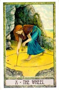 From The Druidcraft Tarot by Philip & Stephanie Carr-Gomm, illustrated by Will Worthington.