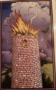 Robert Place's Tower from Tarot of the Sevenfold Mystery